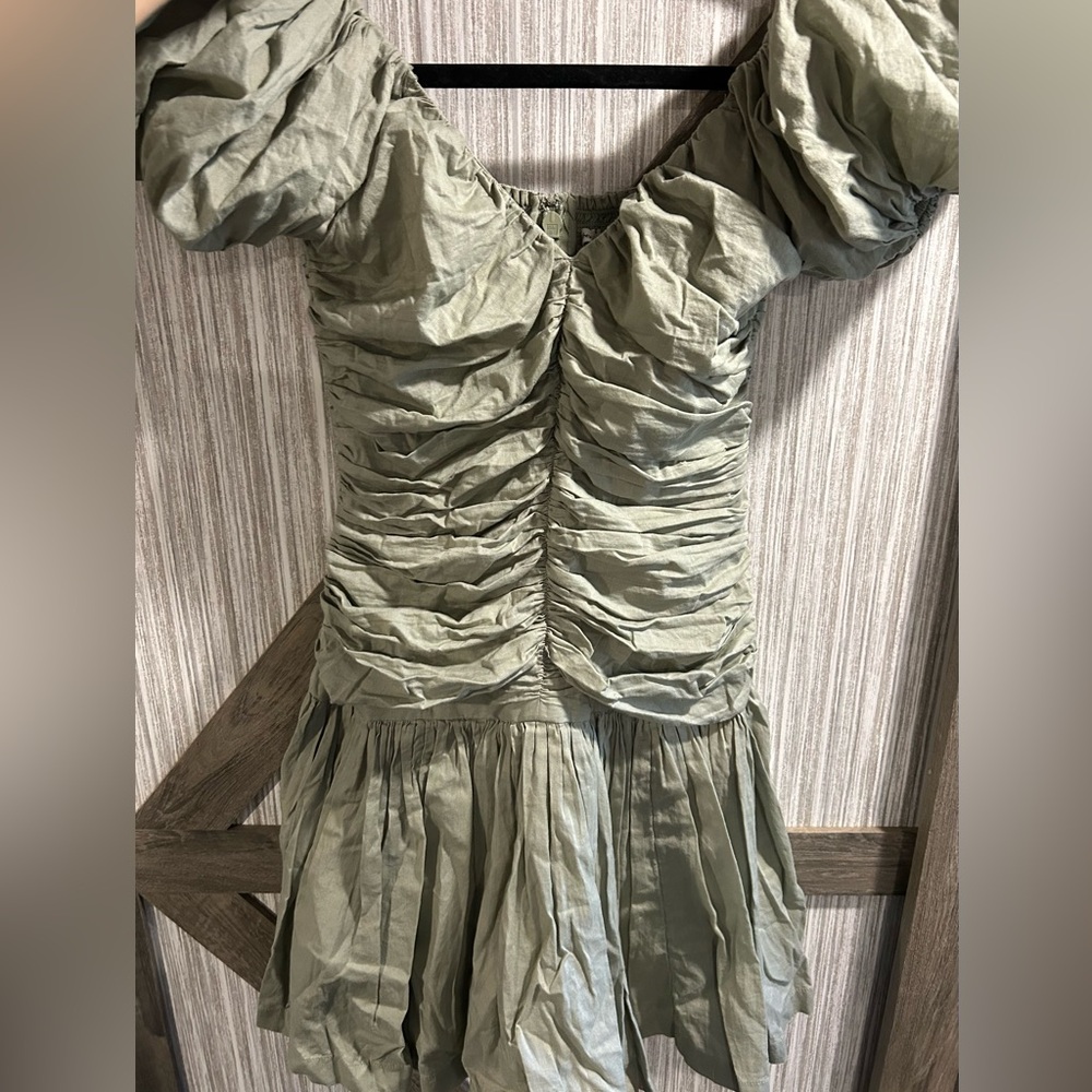 Abercrombie Mini Dress- Puff Sleeve